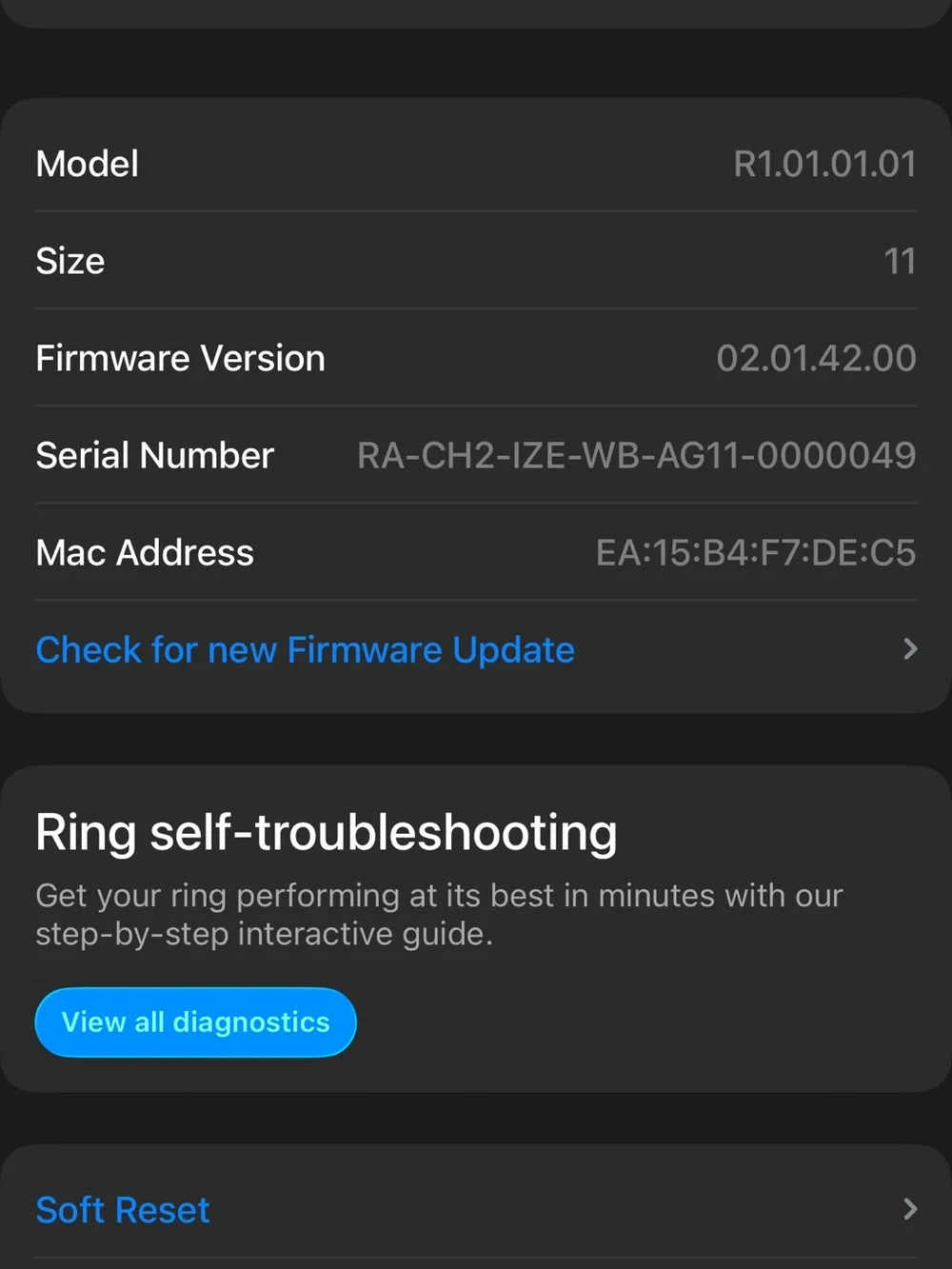 Ultrahuman Ring AIR Size 11 Gold + Charger
